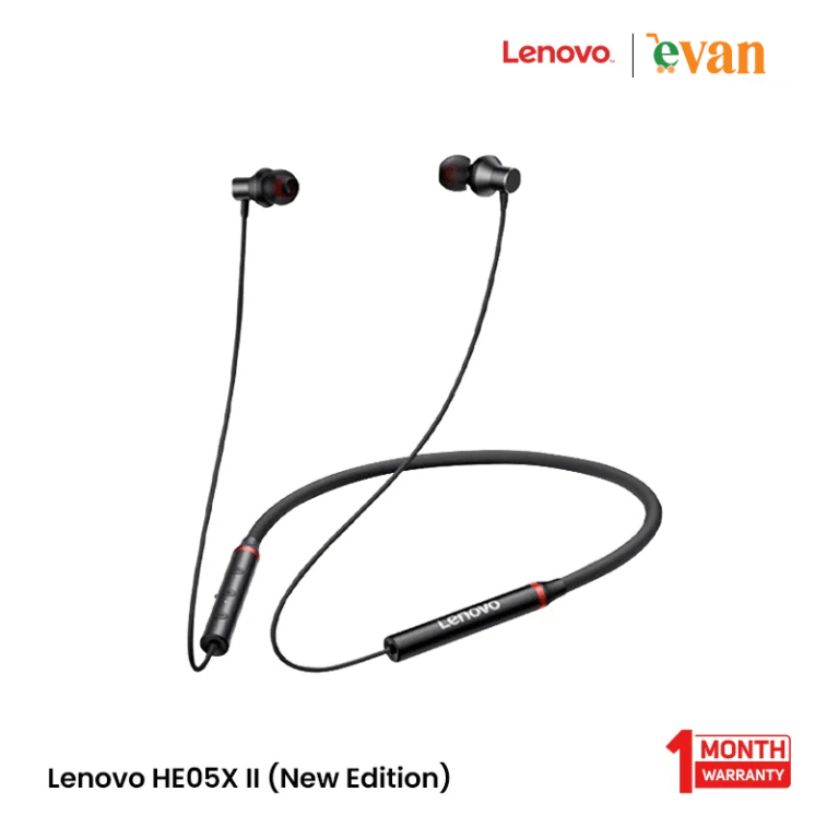 Lenovo HE05X II (New Edition) Wireless In-Ear Neckband Earphone