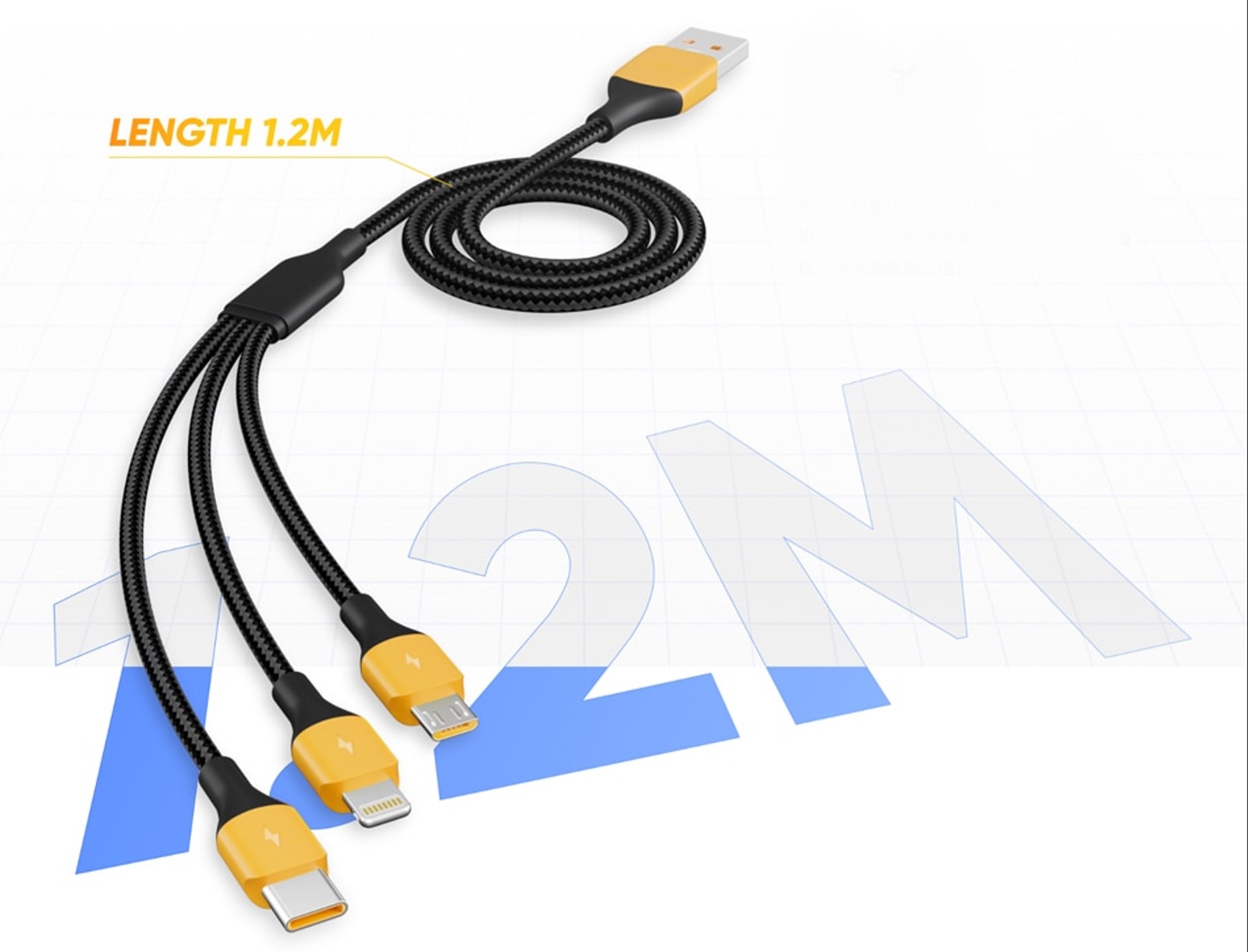 Realme 3 in 1 Charging Cable