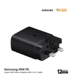 Samsung 45W PD Super Fast Power Adapter with C to C cable(5A/1.8m) (Model EP-T4511) - Image 3