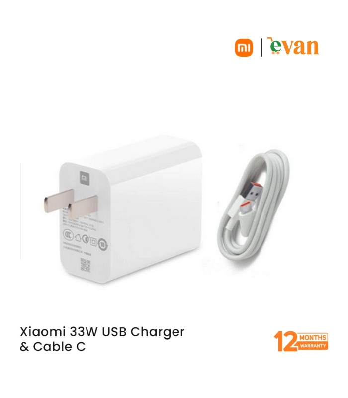 Xiaomi 33W USB Charger & Cable C