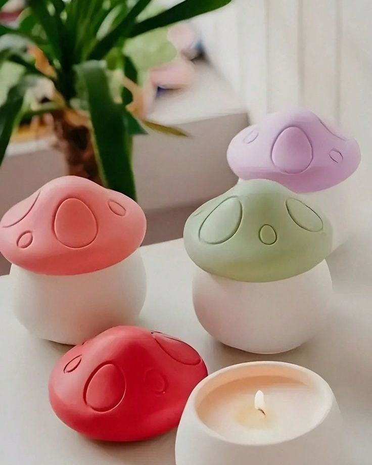 Mushroom Shape Fragrance Candle