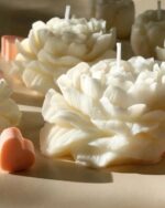 Rose Shape Fragrance Candle | Romantic Scented Home Decor - Image 3